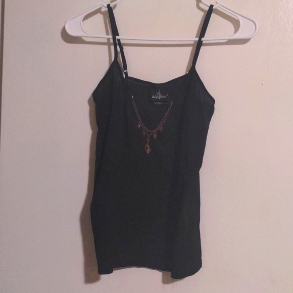 Baby Phat Top Black Sheer Camisole - Picture 1 of 6